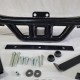 NAS Style Rear Step Bumper w/ 2" Receiver Black Chequer Plate Part BA7824UK