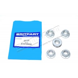 Set of 5 Freelander, Discovery NUT - BRITPART M12 Part RYH100590