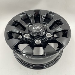 16'' Black Sawtooth Alloy Wheel Part LR025862 Scratched BACK SIDE (4) NEW