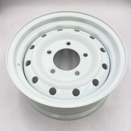 16'' x 6.5 Heavy Duty Wolf Steel Wheel Part ANR4583W Back Side scratch (3)