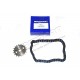 2.5L 5 Cyl Turbo Diesel Defender/Discovery II Oil Pump Chain & Sprocket Kit Part LQX100130