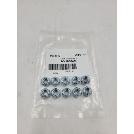 Set of 10 M8 Nut - Hex OEM Part NV108041L