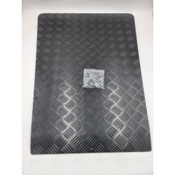 3MM Black Chequer Bonnet Protector