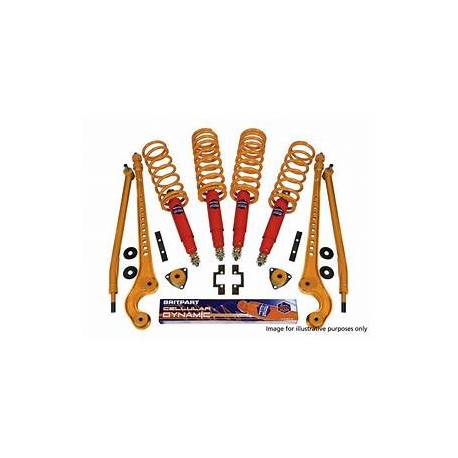 HEAVY DUTY / 5" LIFT CELLULAR DYNAMIC FULL SUSPENSION KIT - FITS DEFENDER 110 & 130 FROM 1994