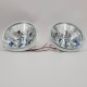 UNIVERISAL ROUND LAMP 7" LED HALO LIGHT SET CRYSTAL Headlight Set BA070HC