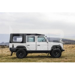 Defender 110 Mohair Top WSW Smoke Stud On - Black AWT110SMSTDBL