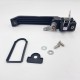 LR DEFENDER 87-06 Door Handle Assy FR RH Gloss Black With Gasket JM-99006B / MXC7652GB