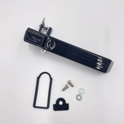 LR DEFENDER 87-06 Door Handle Assy FR RH Gloss Black With Gasket JM-99006B / MXC7652GB