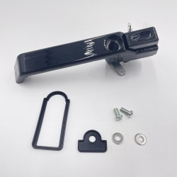 LR DEFENDER 07- Handle Assy LH FR Door Gloss Black With Gasket JM-99005OB / LR066530GB