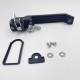 LR DEFENDER 07- Handle Assy LH FR Door Gloss Black With Gasket JM-99005OB / LR066530GB