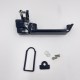 LR DEFENDER 07- Handle Assy RH Middle Door With Entry Remote Control Gloss Black With Gasket JM-99006ONB / LR066529GB