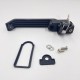 LR DEFENDER 07- Handle Assy RH Middle Door With Entry Remote Control Gloss Black With Gasket JM-99006ONB / LR066529GB
