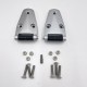 LR Defender 06- Pair Of Bonnet Hinges For Silver Paint Finish JM-90658 / DA1152
