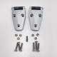 LR Defender 06- Pair Of Bonnet Hinges For Silver Paint Finish JM-90658 / DA1152