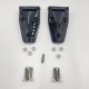 LR Defender 06- Pair Of Bonnet Hinges For Gloss Black Paint Finish JM-90658B / DA1152B