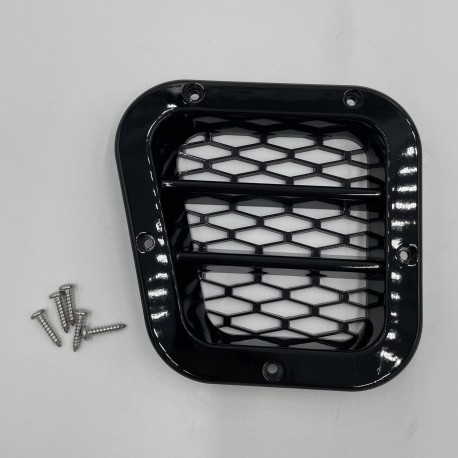 DEFENDER KBX SPORT SIDE AIR INTAKE GRILLE LHD Gloss Black JM-90630LB / KBX4331L