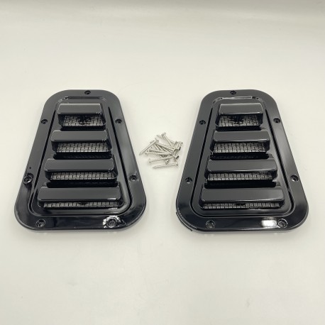 LR DEFENDER -16 KBX Wing Top Vents in Black Gloss Without KBX Logo JM-90631B