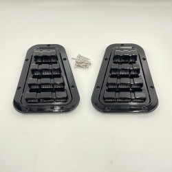 LR DEFENDER -16 Top Vent Two Line Gloss Black JM-90582-2JB / BA9462