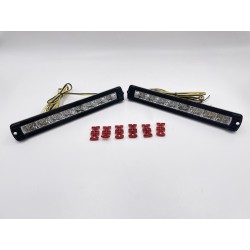 FRONT BUMPER DRL LED LAMP ASSY WITH DIPPER & DYNAMIC LED LAMP SET JM-90659 / DA8600