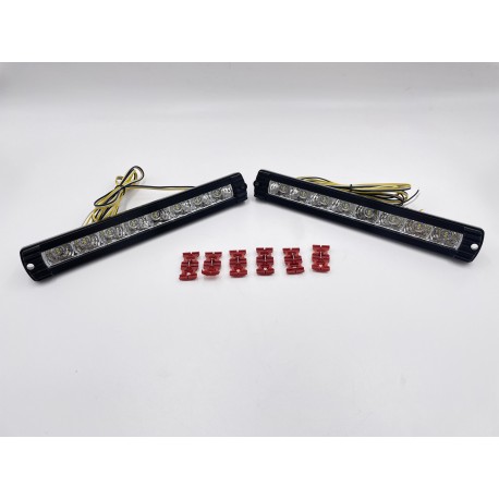 FRONT BUMPER DRL LED LAMP ASSY WITH DIPPER & DYNAMIC LED LAMP SET JM-90659 / DA8600