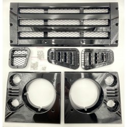 LR DEFENDER KBX Face Lift Front STD Grille & Surround KIT Gloss Black JM-90583JB / BA9454