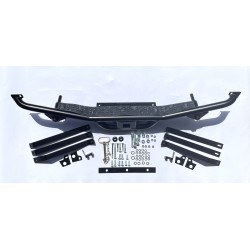 NAS Style Rear Step Bumper w/ 2" Receiver Black Chequer Plate Part BA7824UK