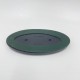 LAND ROVER LOGO REAR BODY OVAL BADGE BLACK ON SILVER GENUINE PART DAH500330