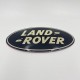 LR FREELANDER II LRII -10 Oval Front Grille Badge Gold Letters on Black 105x53mm LR002717BLACK