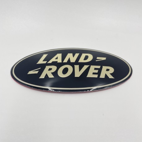 LR FREELANDER II LRII -10 Oval Front Grille Badge Gold Letters on Black 105x53mm LR002717BLACK