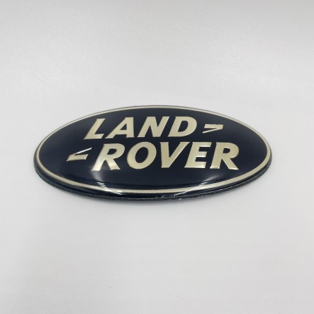 LAND ROVER RANGE ROVER 03-06 GRILLE BADGE BLACK ON SILVER - GENUINE DAG500160