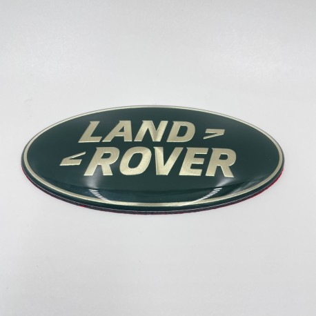 LAND ROVER RANGE ROVER 03-06 GRILLE BADGE BLACK ON SILVER - GENUINE DAG500160