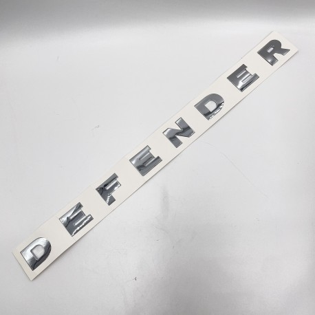 LR DEFENDER -16 FRONT CHROME LETTERS HOOD BADGE FT-LRE032C