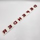 LR DEFENDER -16 FRONT CHROME LETTERS HOOD BADGE FT-LRE032C