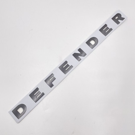 LR DEFENDER -16 FRONT GREY LETTERS HOOD BADGE FT-LRE031G