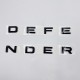 LR DEFENDER 20-22 FRONT GLOSS BLACK LETTERS HOOD BADGE FT-LRE040