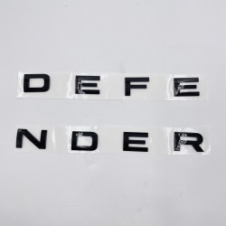 LR DEFENDER 20-22 FRONT GLOSS BLACK LETTERS HOOD BADGE FT-LRE040