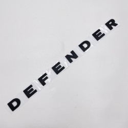 LR DEFENDER -16 FRONT MATT BLACK LETTERS HOOD BADGE FT-LRE030A