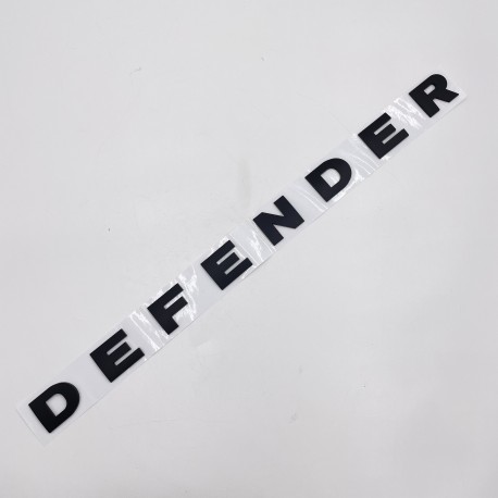 LR DEFENDER -16 FRONT MATT BLACK LETTERS HOOD BADGE FT-LRE030A