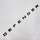 LR DEFENDER 20-22 FRONT MATT BLACK LETTERS HOOD BADGE FT-LRE041