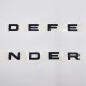 LR DEFENDER 20-22 FRONT MATT BLACK LETTERS HOOD BADGE FT-LRE041