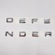 LR DEFENDER 20-22 FRONT CHROME LETTERS HOOD BADGE FT-LRE042