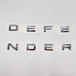 LR DEFENDER 20-22 FRONT CHROME LETTERS HOOD BADGE FT-LRE042