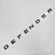 LR DEFENDER 20-22 FRONT CARBON LETTERS HOOD BADGE FT-LRE044
