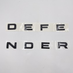 LR DEFENDER 20-22 FRONT CARBON LETTERS HOOD BADGE FT-LRE044