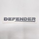 LR DEFENDER Rear Gray Trunk Emblem Badge FT-LRE035
