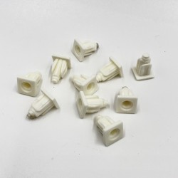 Set X10 Plastic Nut Insert Fits to Headlamp 79051