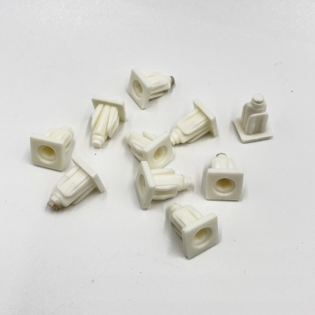 Set X10 Plastic Nut Insert Fits to Headlamp 79051