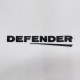 LR DEFENDER Rear Matt Black Trunk Emblem Badge FT-LRE032