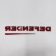 LR DEFENDER Rear Matt Black Trunk Emblem Badge FT-LRE032