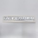 LR DEFENDER Rear Silver Trunk Emblem Badge FT-LRE034